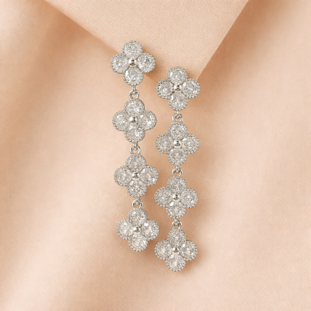 Clover Drop Earrings