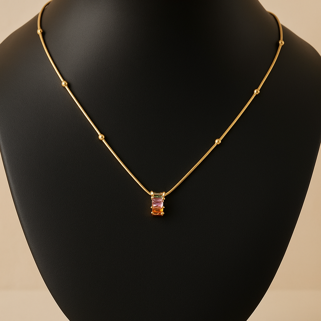 Prism Pendant Necklace