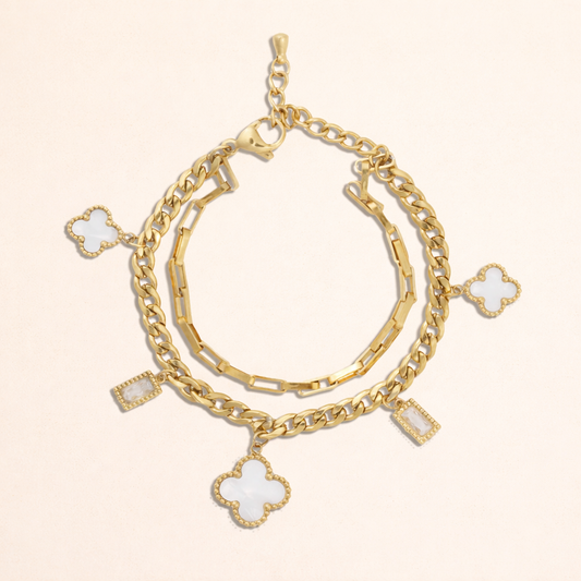 Clover Layered Bracelet