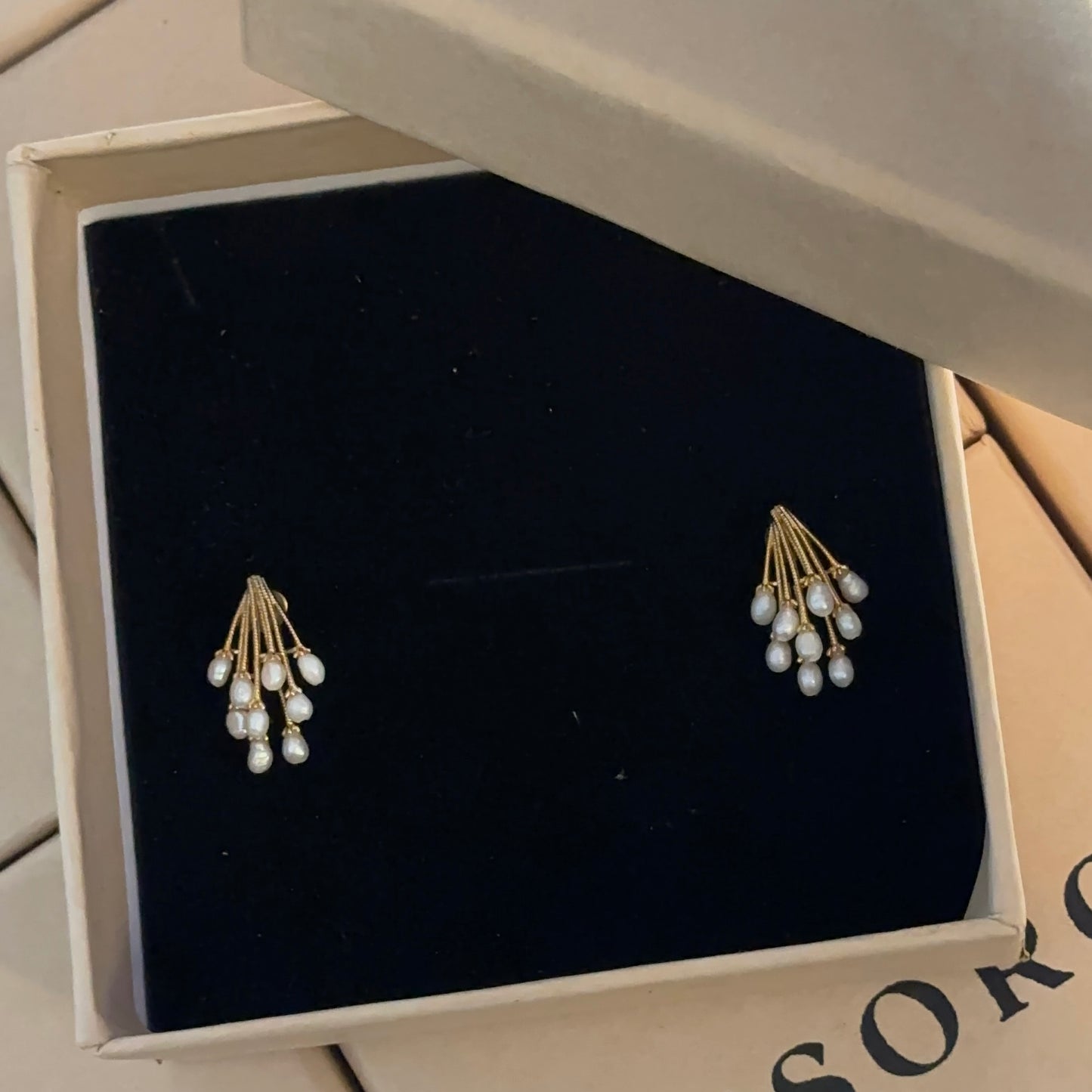 Pearl Cascade Earrings