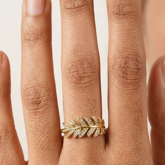 Eden Leaf Ring