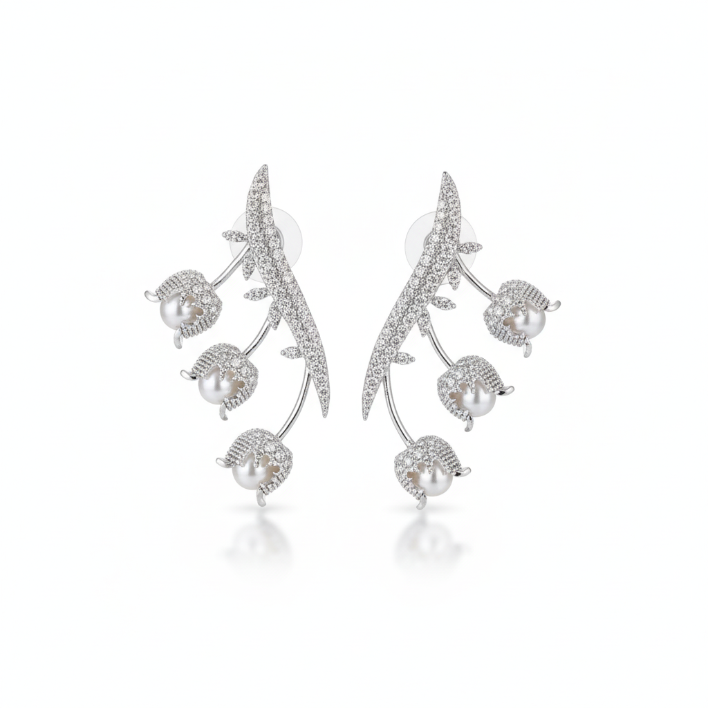 Pearl Vine Earrings