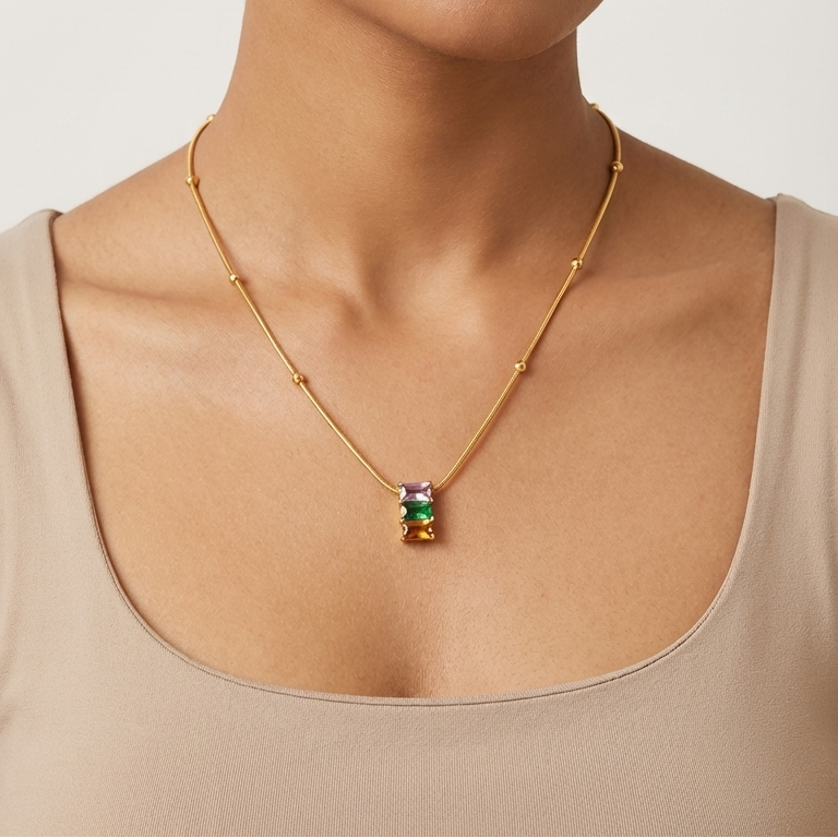 Prism Pendant Necklace