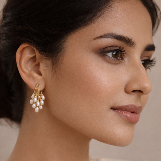 Pearl Cascade Earrings