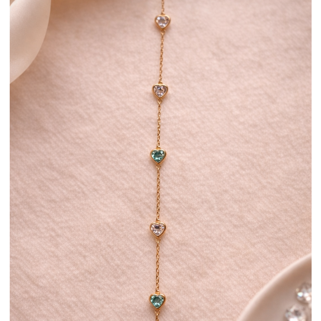 Heart Chain Bracelet