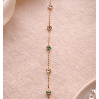 Heart Chain Bracelet