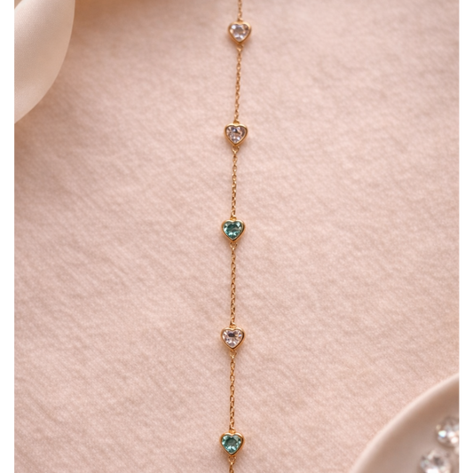 Heart Chain Bracelet