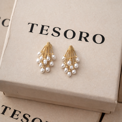 Pearl Cascade Earrings