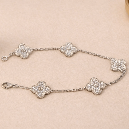Clover Micro Pavé Bracelet