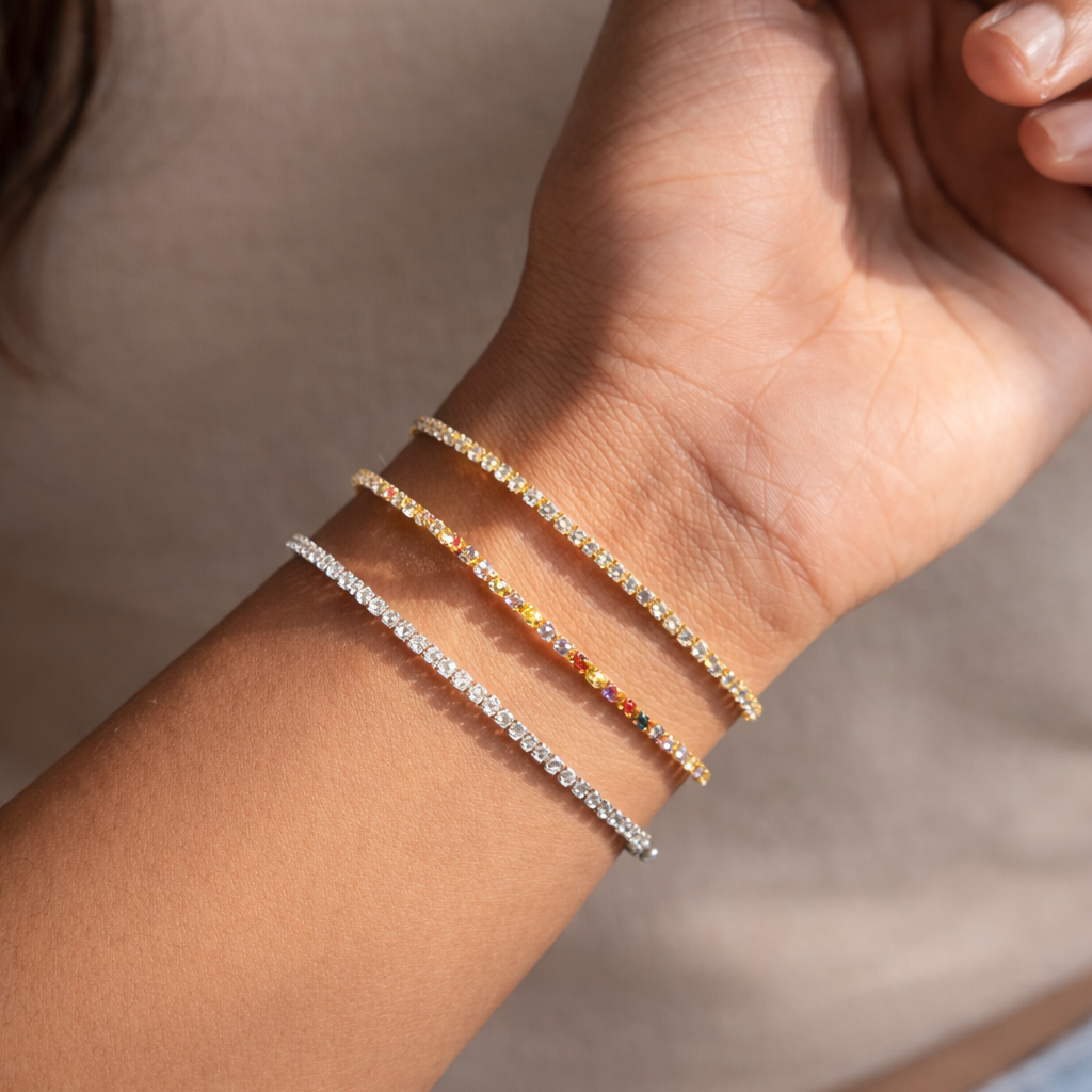 Slim Tennis Bracelet