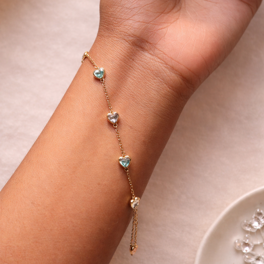 Heart Chain Bracelet