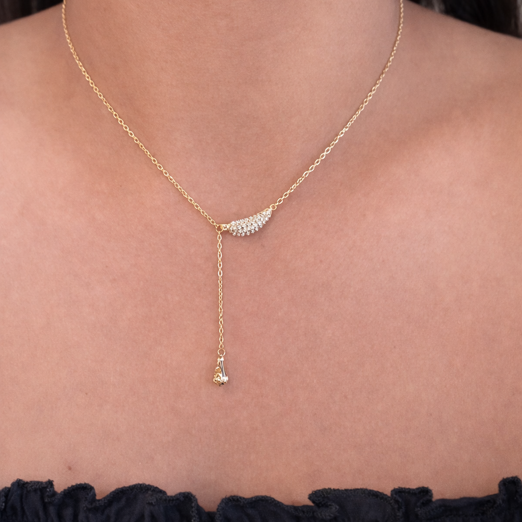Golden Dewdrop Necklace