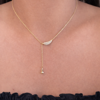 Golden Dewdrop Necklace