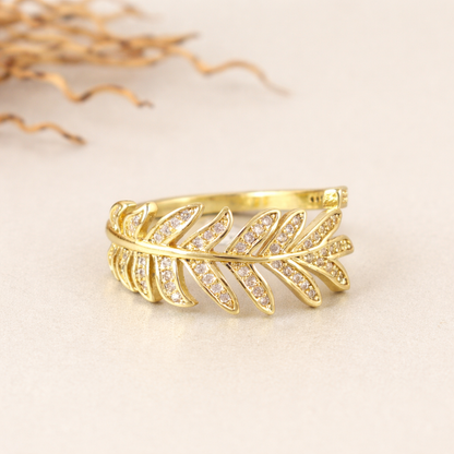 Eden Leaf Ring
