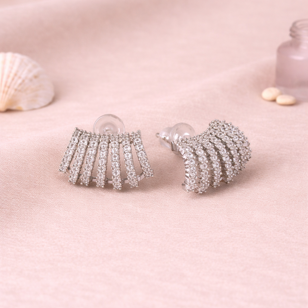 Mini Caged Lobe Earrings