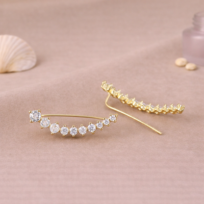 Studded Ear Climbers