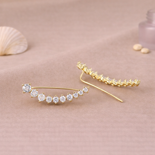 Studded Ear Climbers