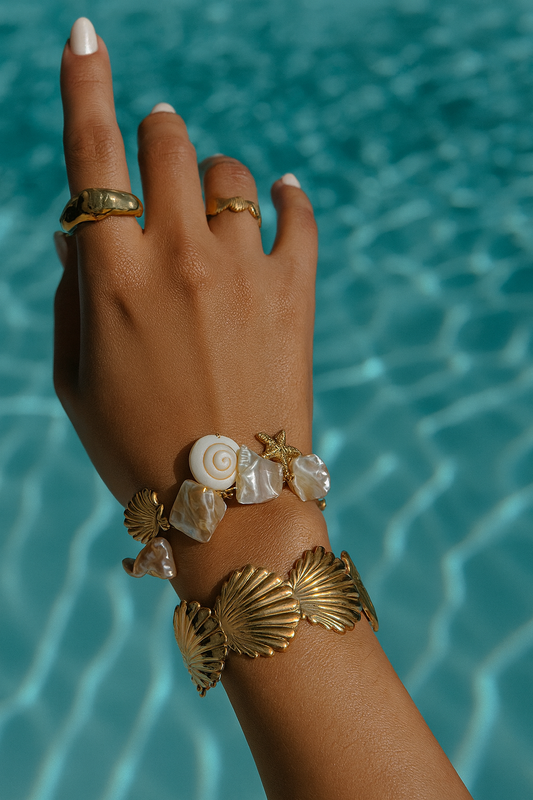 Aurelia Shell Cuff