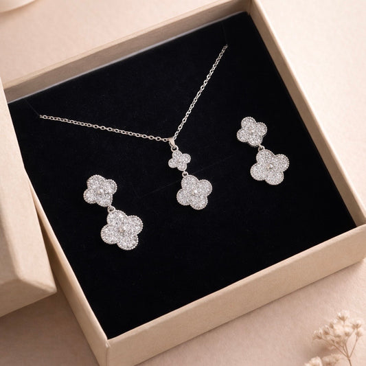 Clover Micro Pavé Duo Set
