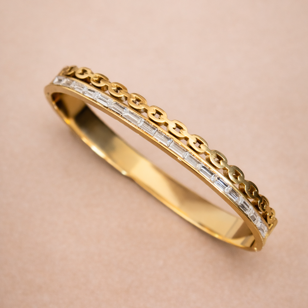 Linked Edge Bangle