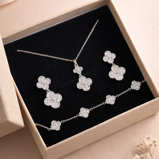 Clover Micro Pavé Trio Set