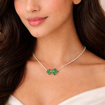 Bloom Tennis Necklace