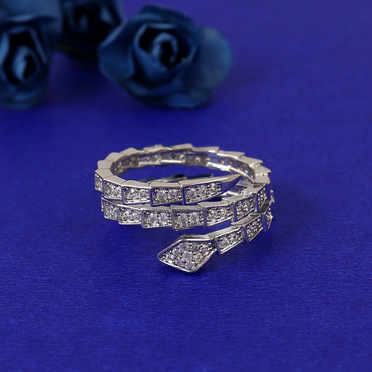 Layered Serpenti Ring