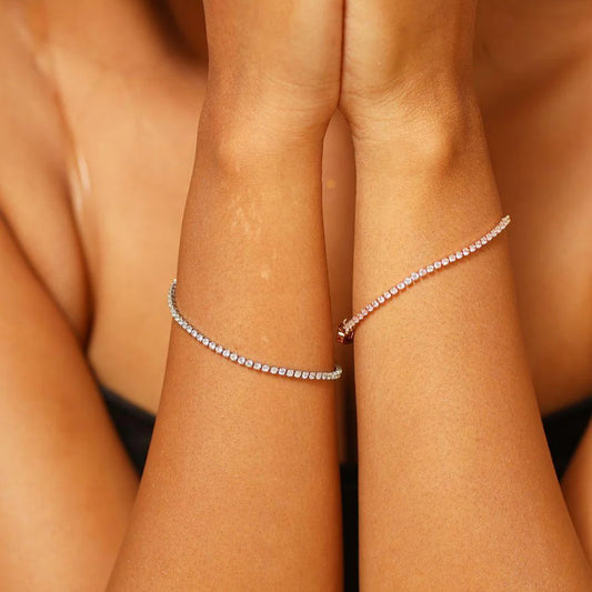 Slim Tennis Bracelet