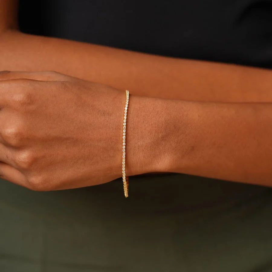 Slim Tennis Bracelet