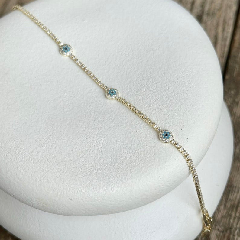 Trio Evil Eye Bracelet