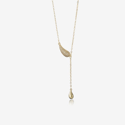 Golden Dewdrop Necklace