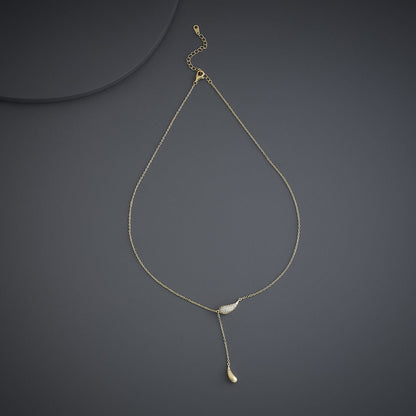 Golden Dewdrop Necklace