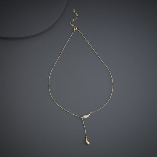 Golden Dewdrop Necklace