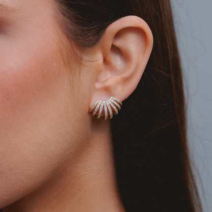 Caged Lobe Earrings