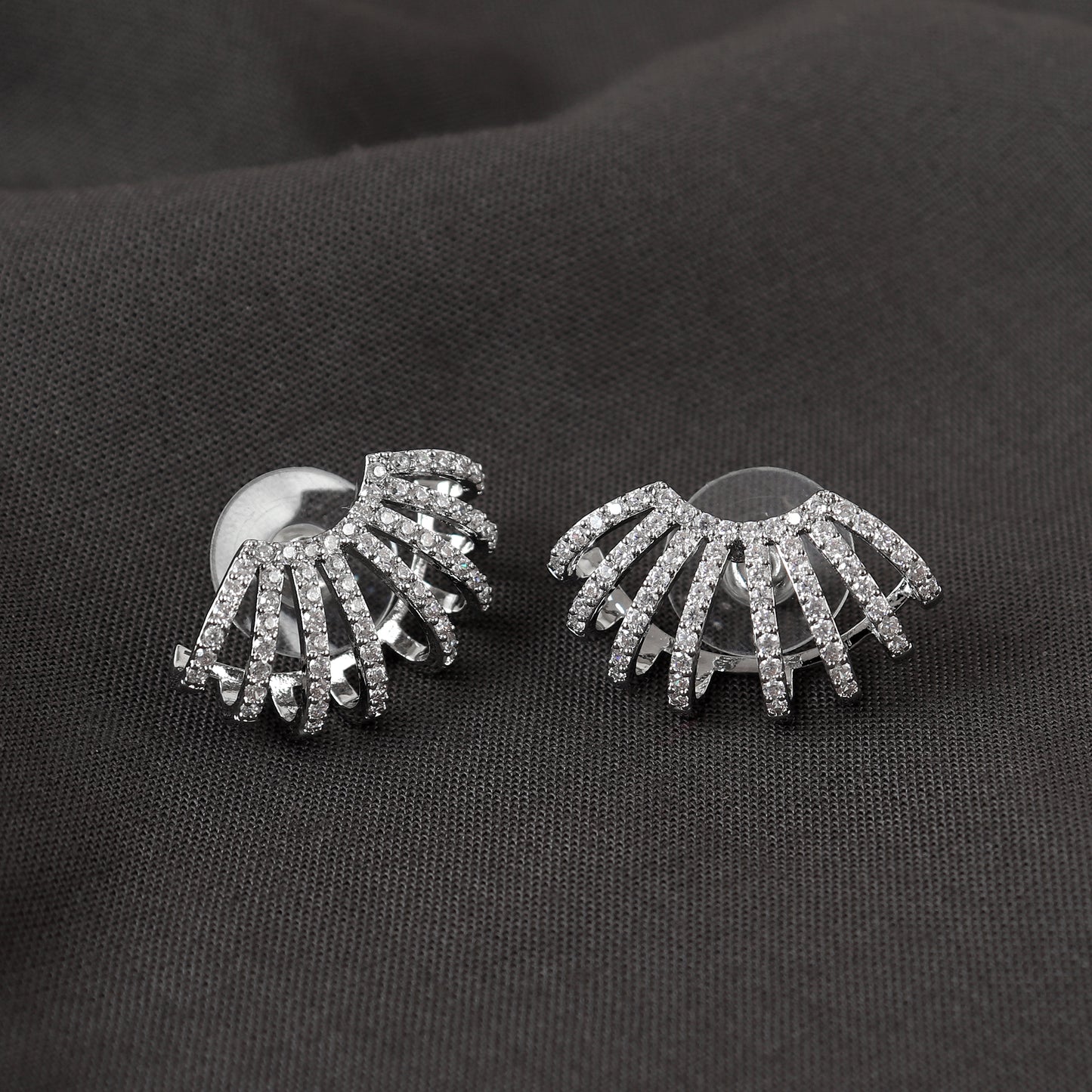 Caged Lobed Earrings