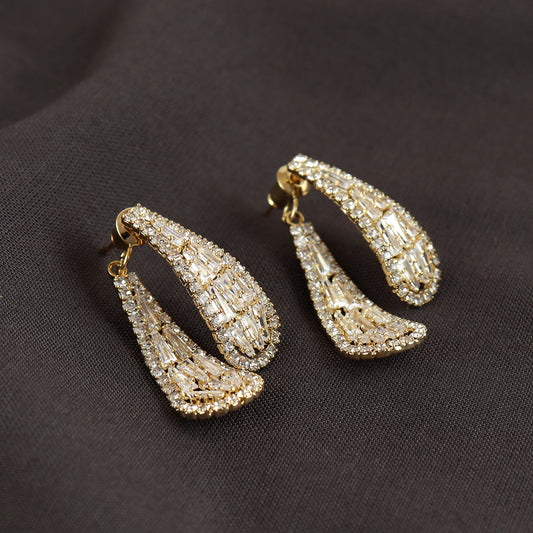 Front Back Leaf Earrings