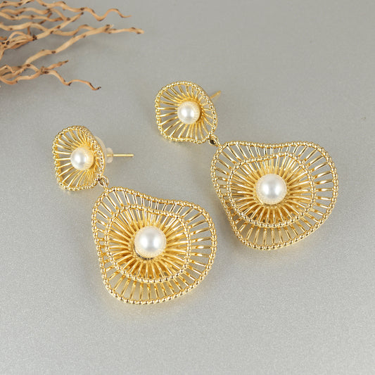 Pearl In Shell Danglers