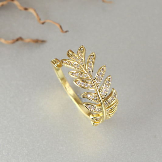 Eden Leaf Ring