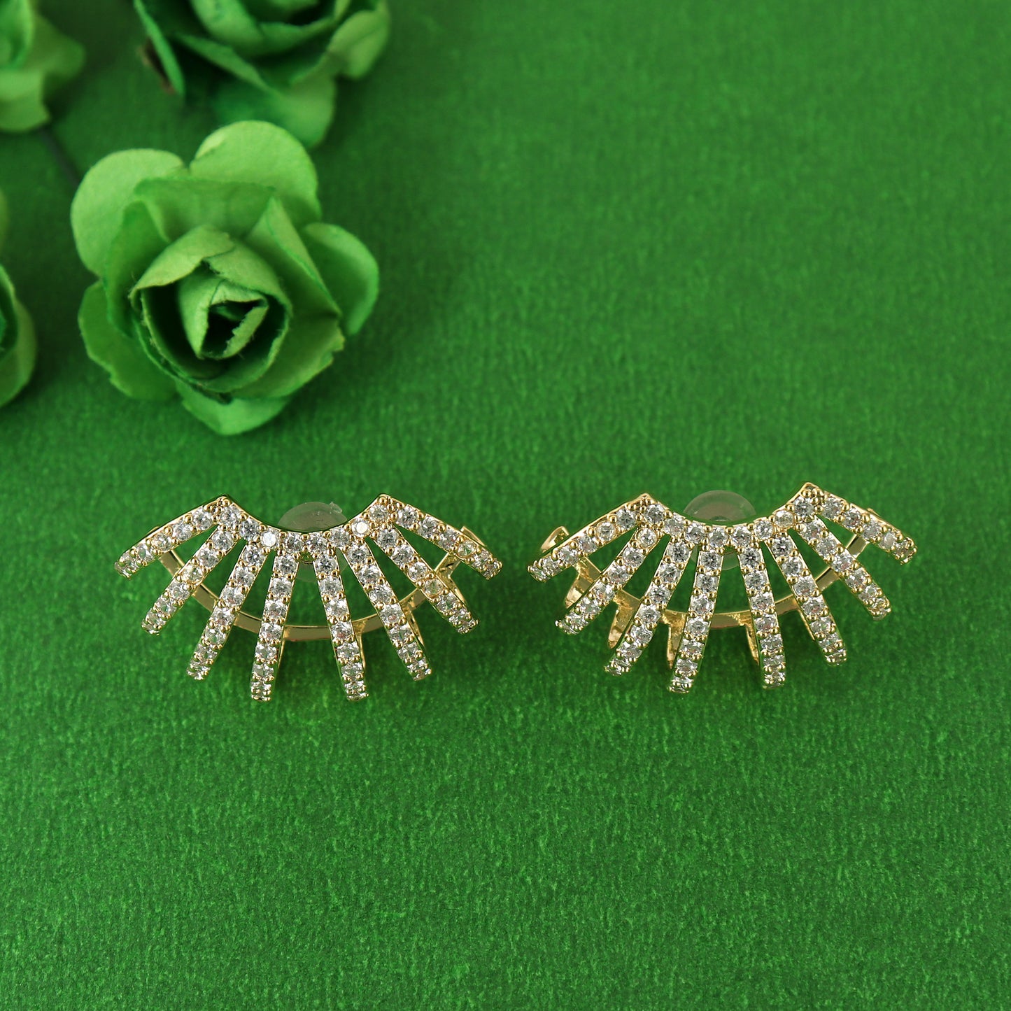 Caged Lobed Earrings