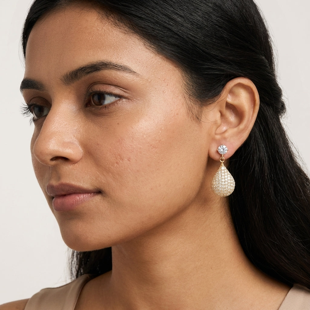 Radiant Teardrop Mini Danglers