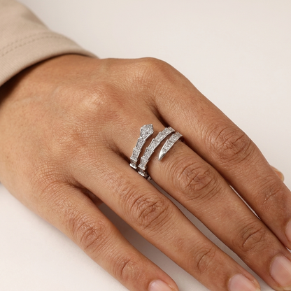 Layered Serpenti Ring
