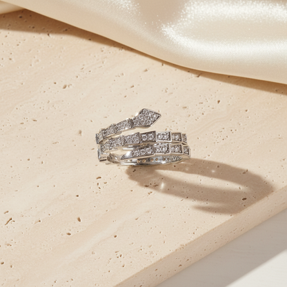 Layered Serpenti Ring