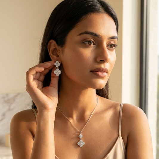 Clover Micro Pavé Duo Set